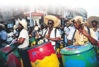 Carnival is a time for celebration in Cayenne, French Guiana.