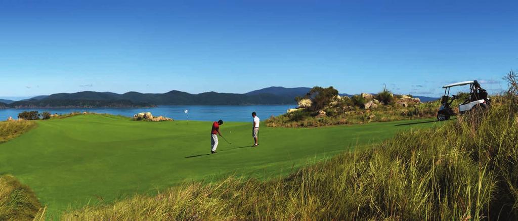 restaurant, bar and pro shop / Located on neighbouring Dent Island, access is via a short Island Links boat transfer from the Hamilton Island Marina (beside Manta Ray Café) / Green fees include