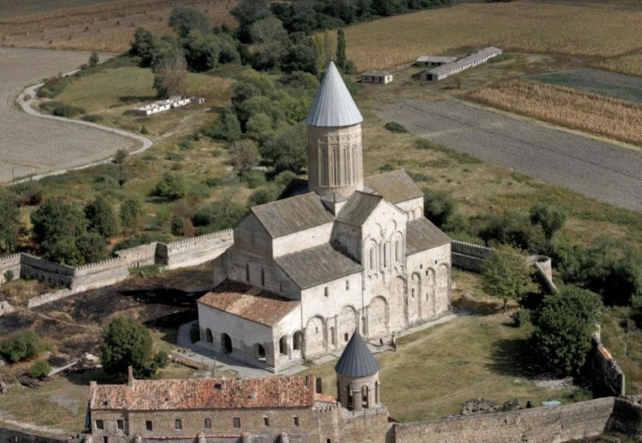 church of a type close to the Mtskheta Jvari Church but of a smaller size, and a small 7th-century domed church.