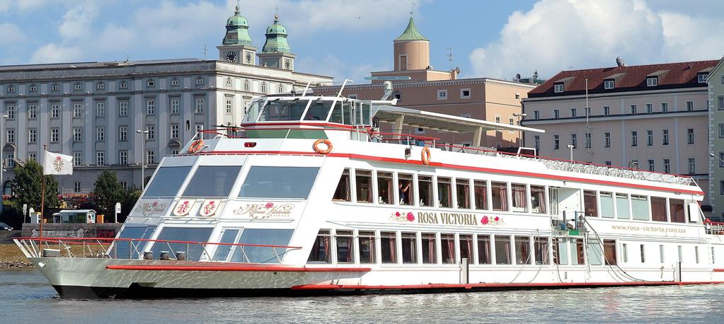 Kyiv Rosa Victoria Three-decked cruise liner "Rosa Victoria" is a luxury boat, crafted by german constructor will allow you to have a very