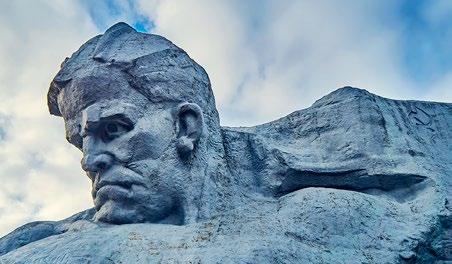Romania Right: Courage, sculpture in Brest