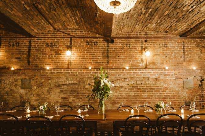 Private Dining Room The Private Dining Room is a brick-enclosed cellar level space with vaulted ceilings, original masonry,