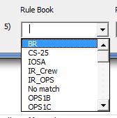 To generate the new sheet click on Execute button: The name of the new sheet will be automatically generated with the following syntax: - Rule Book _TO_IOSA_ Section (e.g. BR_TO_IOSA_CAB ).