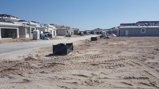 Bonita Beach Road Estates (Valencia): Model home are under construction in the GLHomes