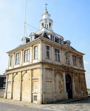 12 This classical building, The Custom House, designed by Henry Bell for Sir John Turner was opened in 1685 as a Merchants Exchange before becoming Lynn s new Custom House (1717).