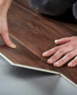 PATENTED CLICK-LOCKING SYSTEM NO NEED FOR ADHESIVE Available in the same realistic wood and stone look designs as Palio Clic, Palio Core offers a