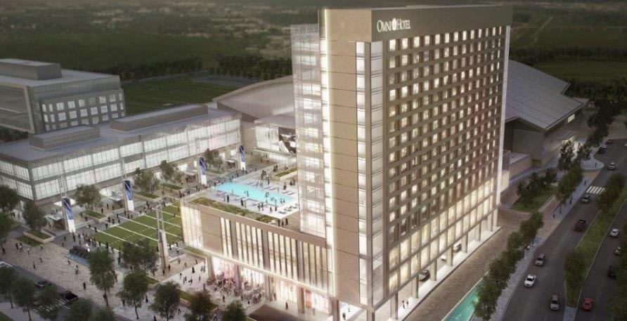 Omni Hotel at The Star in Frisco 16-stories with 300 guest