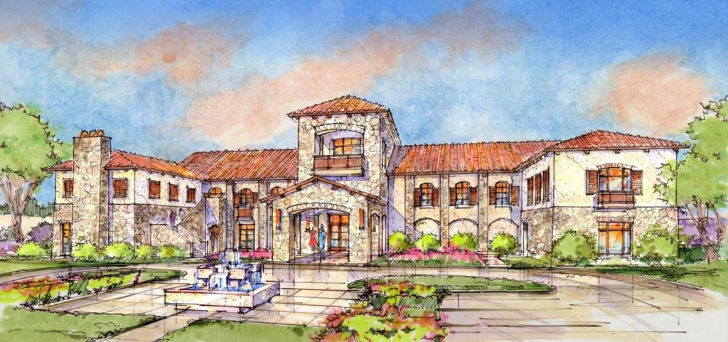Verona Villa: NWC Dallas Parkway at Stonebrook Parkway Tuscan-style event center 16,000 SF Upscale indoor flex