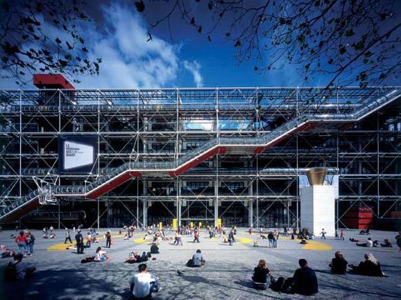 Centre Pompidou Background The Centre national d'art et de culture Georges Pompidou was inspired by President Georges Pompidou who wanted a cultural institution in the heart of Paris focused on