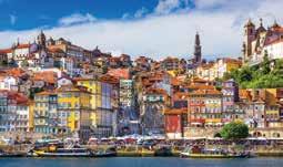 Meals: B,D Stay riverside in the heart of Porto DAY Salamanca Crossing the country we join the River Douro at Régua where we board a vessel to cruise up the most scenic stretch of the Alto Douro