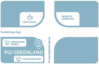 MEETING POINT FOR ALL OUR EXPERIENCES PGI Greenland office in Ilulissat Kussangajaannguag 8