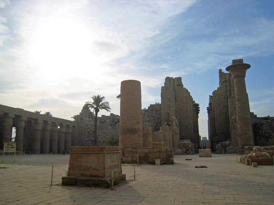 Karnak Temple The powerful sacred geometric design and natural elements of the architecture itself has the ability to