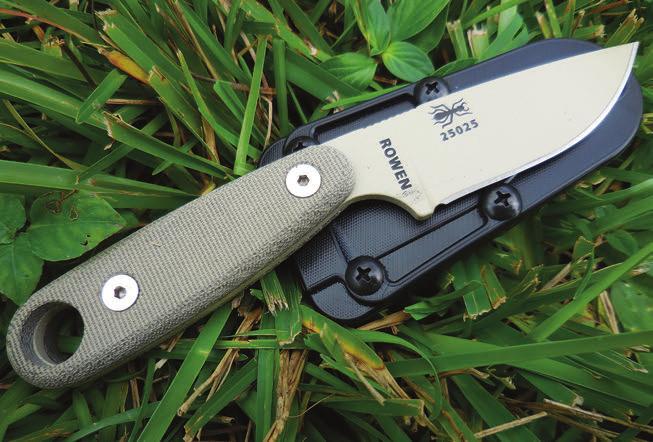 ESEE Izula-II is a lot of knife in a small package. It can be used as a neck knife or attached to a belt or pack with the available clip.