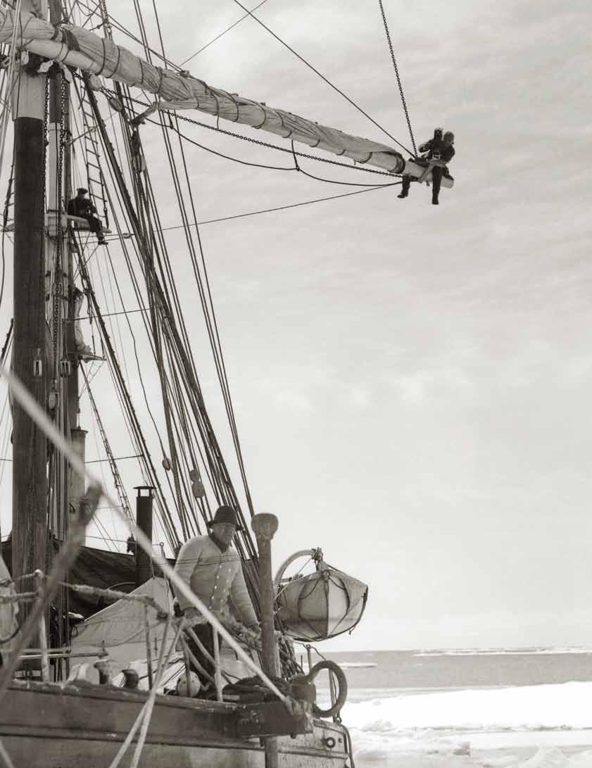 Expedition photographer Frank Hurley would go to almost any lengths to get the photograph he wanted.