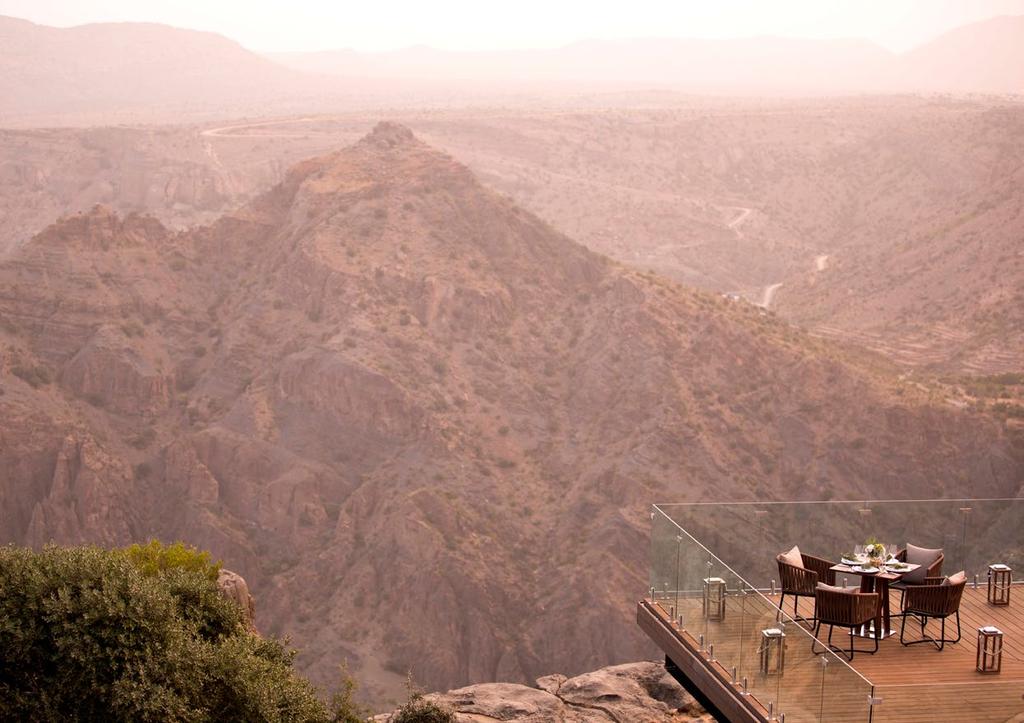 DINING BY DESIGN At one of the world s highest resorts, Anantara s signature Dining by Design journey peaks on an incomparable canyon stage.