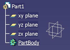 Plane Representation (xy, yz, an xz) 8 Three planes are created