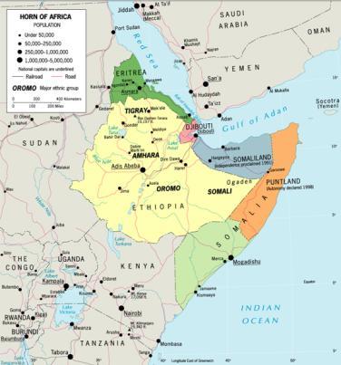 Leone: Settled by freed slaves sponsored by Britain African Transition Zone The Horn of Africa: Part of Transition Zone Horn of Africa Ethiopia: Home of ancient Coptic Christian empire Isolation
