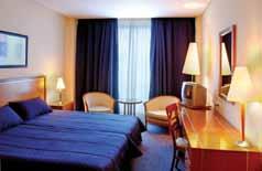 The hotel offers 102 rooms comprising 79 twins, 8 triples, 10 king size rooms, 1 suite and 4 junior suites, all fully equipped with air-conditioning, private bathroom hair-drier, direct-dial