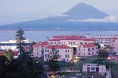HOTEL FAIAL 4 STARS Situated in parkland on the edge of the historical city of Horta. It features indoor and outdoor pools and stunning views over the marina and Mount Pico.