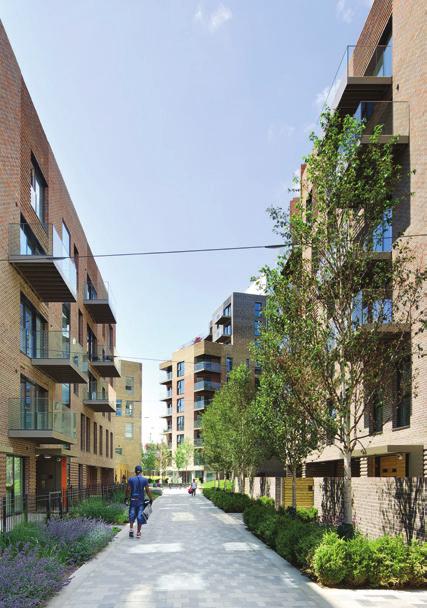 In total, eight types of bricks are used across Trafalgar Place, which have been chosen to reflect with neighbouring buildings SITE NEWS Trafalgar Place is in the final stages of completion with well