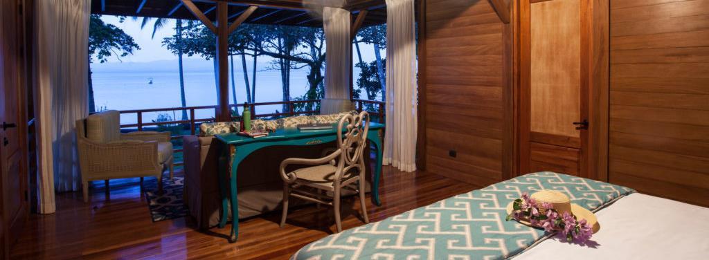 Accessible exclusively by boat, Playa Cativo Eco Lodge is nestled in the tranquil waters of Golfo Dulce, in southern Costa Rica.