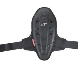 central control unit for the Tech Air system. -- Alpinestars CE level 2 certified Bionic Race back protector supplied as standard with a secure snap connection.