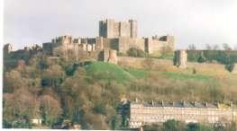 large area of Romney Marsh, Dover Castle with many layers of British history, the 3000- year-old Bronze