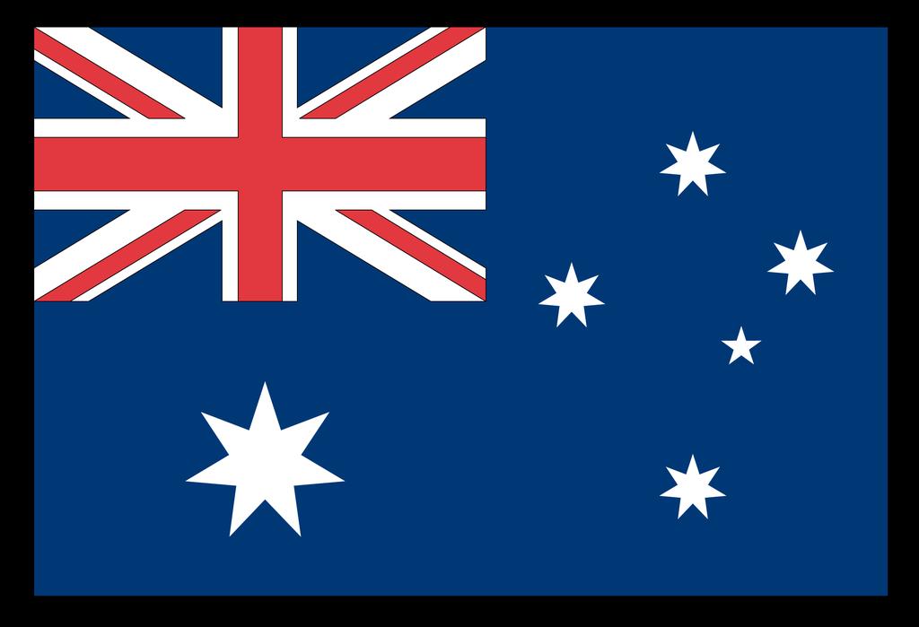 Flag of Australia The flag of Australia is also known as the Commonwealth Blue Ensign. It actually consists of three different parts ~ the Bri.sh Union Jack, the Southern Cross star constella.