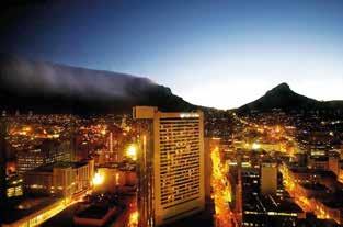 SOUTHERN SUN CAPE SUN [4*] The magnificent Hilton Cape Town City Centre Hotel enjoys an ideal location in the heart of the city on the border of Bo-Kaap and can easily be reached from the Cape Town