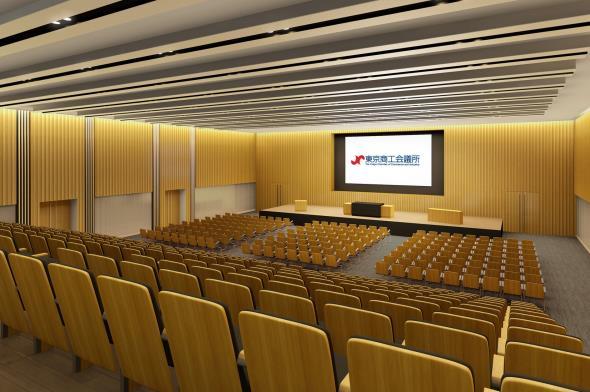The rental conference room area on the 5th floor will be equipped with a large conference room with approx.