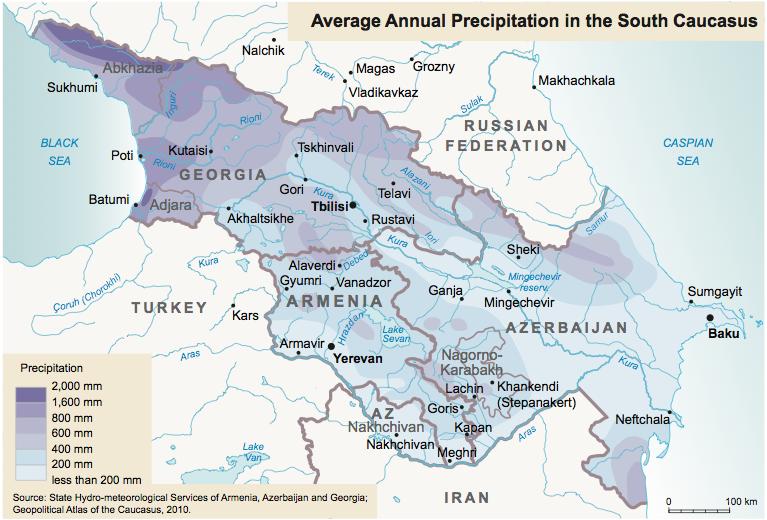 countries Armenia, Azerbaijan and Georgia. Source: ZOI (2011).