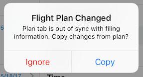 Filing a Flight Plan Tap Proceed to File at the bottom of the screen to move to the Flights view filing form.