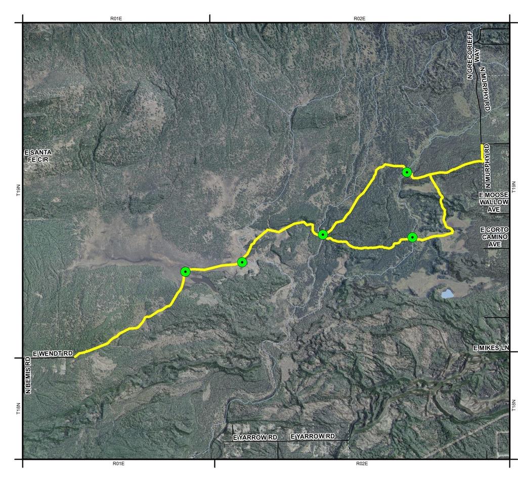 Wasilla Creek Headwaters Trail 8 miles of trail to be rehabilitated Trail hardening of