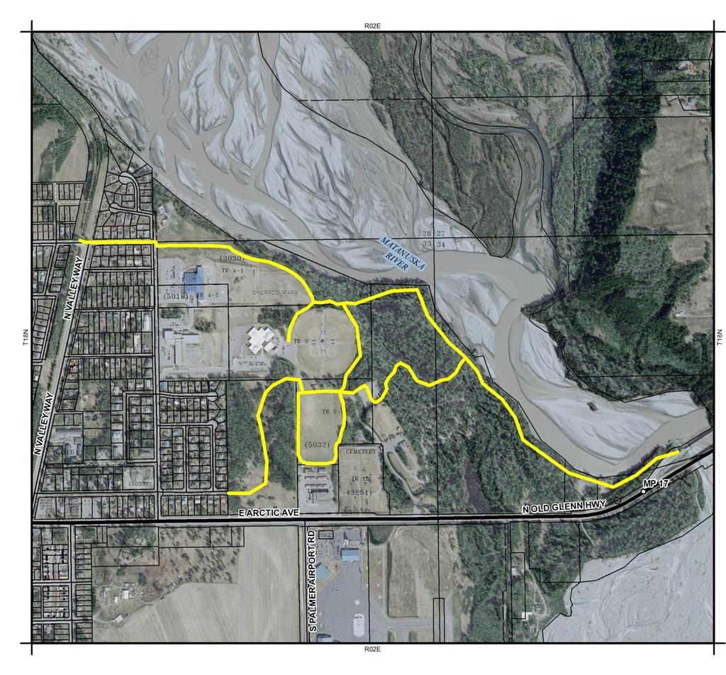 Matanuska Riverfront Trail (North) 3 miles of trail to be rehabilitated and developed Enhance existing trails Provide connections for existing nonmotorized