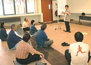 The course was conducted over four sessions by a qualified meditation trainer from Singapore General Hospital in