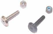 Description Part Number Usage 11X4X18mm Crosshead Screw w/ Nylock Nut PGEN0S0042 For Top/ Side Carry Handles, Bottom Feet (SILVER) Machine Screw P8166 For Interior Use On Wheel Housing, Handle Bezel,