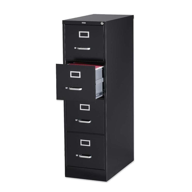 Item B-1.02 Cabinets, file storage Vertical file cabinet for organizing and storing documents. 1) 4-Drawer vertical file cabinet as per example below.