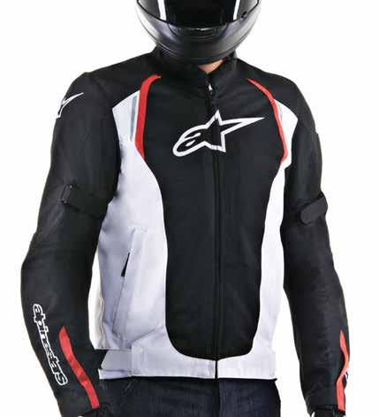 AST AIR TEXTILE JACKET ROAD RIDING / SIZE: S-4XL Constructed from hard-wearing 600 denier poly-fabric and incorporating extensive mesh panels strategically placed on the front, back and arms for