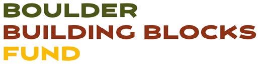City of Boulder Neighborhood Support (BBBF): non-profit, independent org.