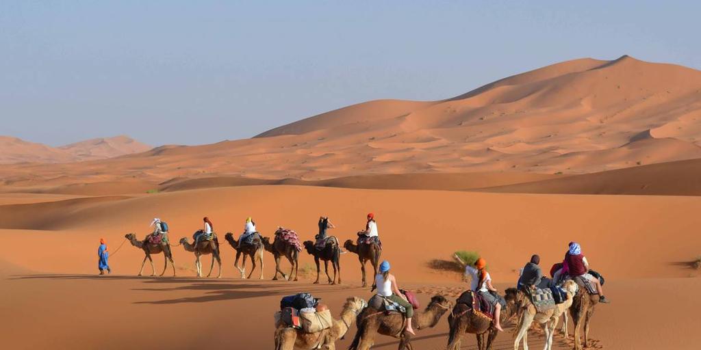 10 Days Starts/Ends: Casablanca Depart from Casablanca, explore the capital Rabat, fascinating Fes, impressive Ait Benhaddou and spend the night in the beautiful Sahara and explore the marvels of