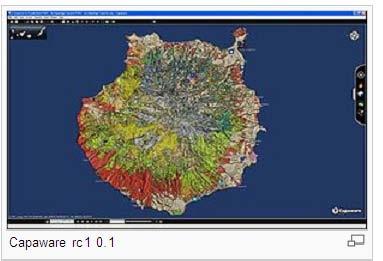 17 FalconView Slika 5 : Capware Ovo su tkzv. Desktop GIS programi, dakle software-ska podrška za razne vizualno, grafičke analize.