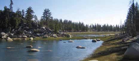 The majority of the Flume Trail is fl at, and sits 1,600 feet above the east shore of Lake Tahoe, affording spectacular views.