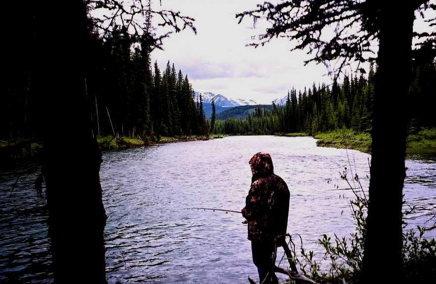 Plate 5: Fishing the Graham River (photo by Sandra Vince) Objectives Maintain the wilderness qualities of the park while providing a full range of wilderness recreation opportunities.