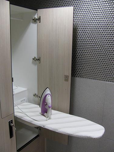 Easy Access Ironing Board Option The Realhome Easy Access Ironing Board Lockers are a convenient way to