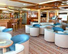 Afternoon tea and pre-dinner canapes take place in either the comfort of the Lounge or out on the Lido Deck when the weather is favourable.
