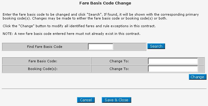 Module10: Copying a Contract Copy Standard Contract (Cont.) 5. If you need to change: - Fare basis codes and/or booking codes, go to step 6.