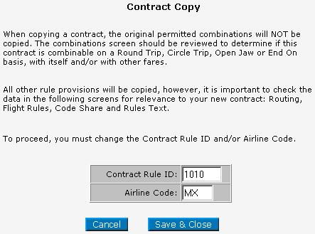 Module10: Copying a Contract Copy Calculated Contract Use the following steps to copy a calculated contract within your supplier code. 1. On the Main menu, click Search. The Search screen appears. 2.