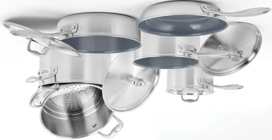 II cookware series is one of exceptional value. Available in 18/10 stainless steel or ceramic non-stick finishes.