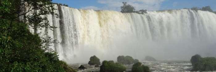 Monday : Iguassu Falls/Argentina This morning, we fly north, to the jungles, and the world s widest waterfalls, the mighty Iguassu Falls.