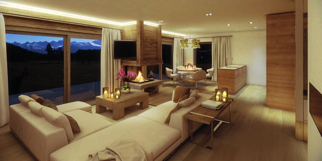 Luxury in its most original form A new interpretation of the alpine tradition of cosiness and authenticity.